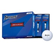 スリクソン（SRIXON）（メンズ）ゴルフボール エーディースピード AD SPD2 12個入り SN AD SPEED2 WH