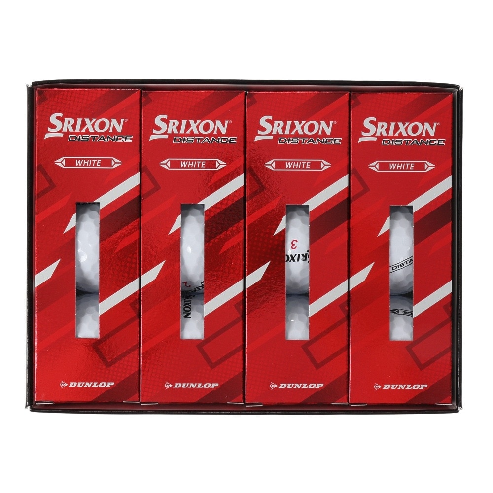 スリクソン（SRIXON）（メンズ）ゴルフボール ディスタンス9 12個入り SN DIS9 WH