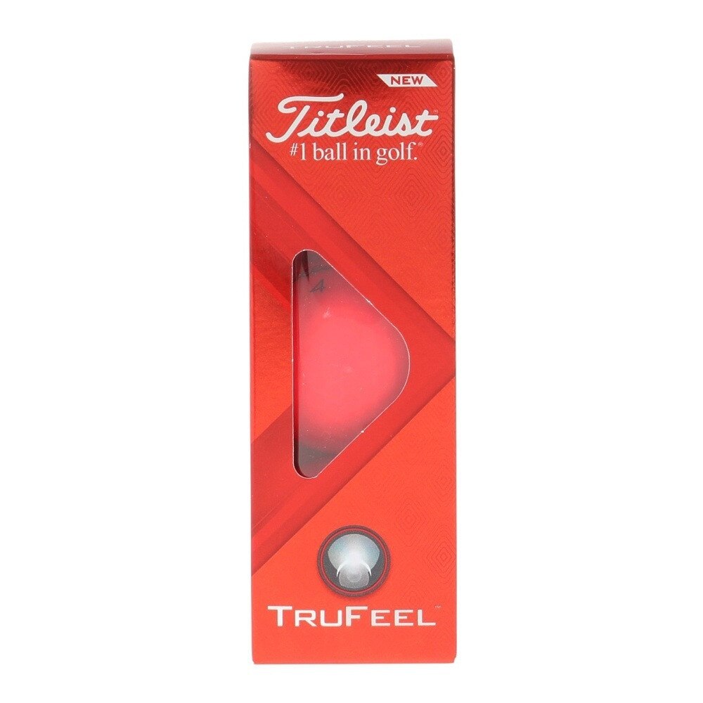 タイトリスト（TITLEIST）（メンズ）ゴルフボール TRUFEEL MATTE RED T6535S-J ダース(12個入り)