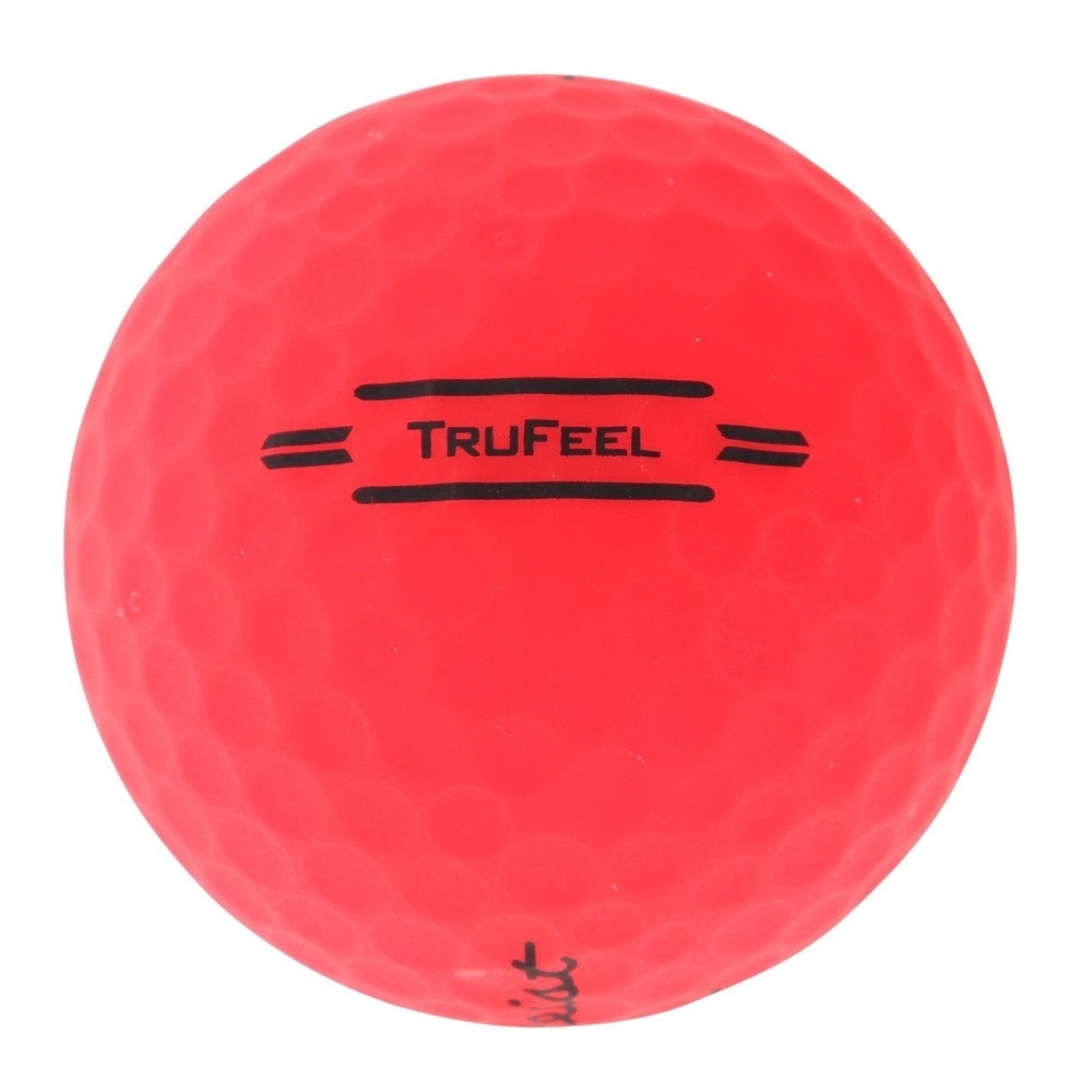 タイトリスト（TITLEIST）（メンズ）ゴルフボール TRUFEEL MATTE RED T6535S-J ダース(12個入り)