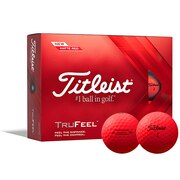 タイトリスト（TITLEIST）（メンズ）ゴルフボール TRUFEEL MATTE RED T6535S-J ダース(12個入り)
