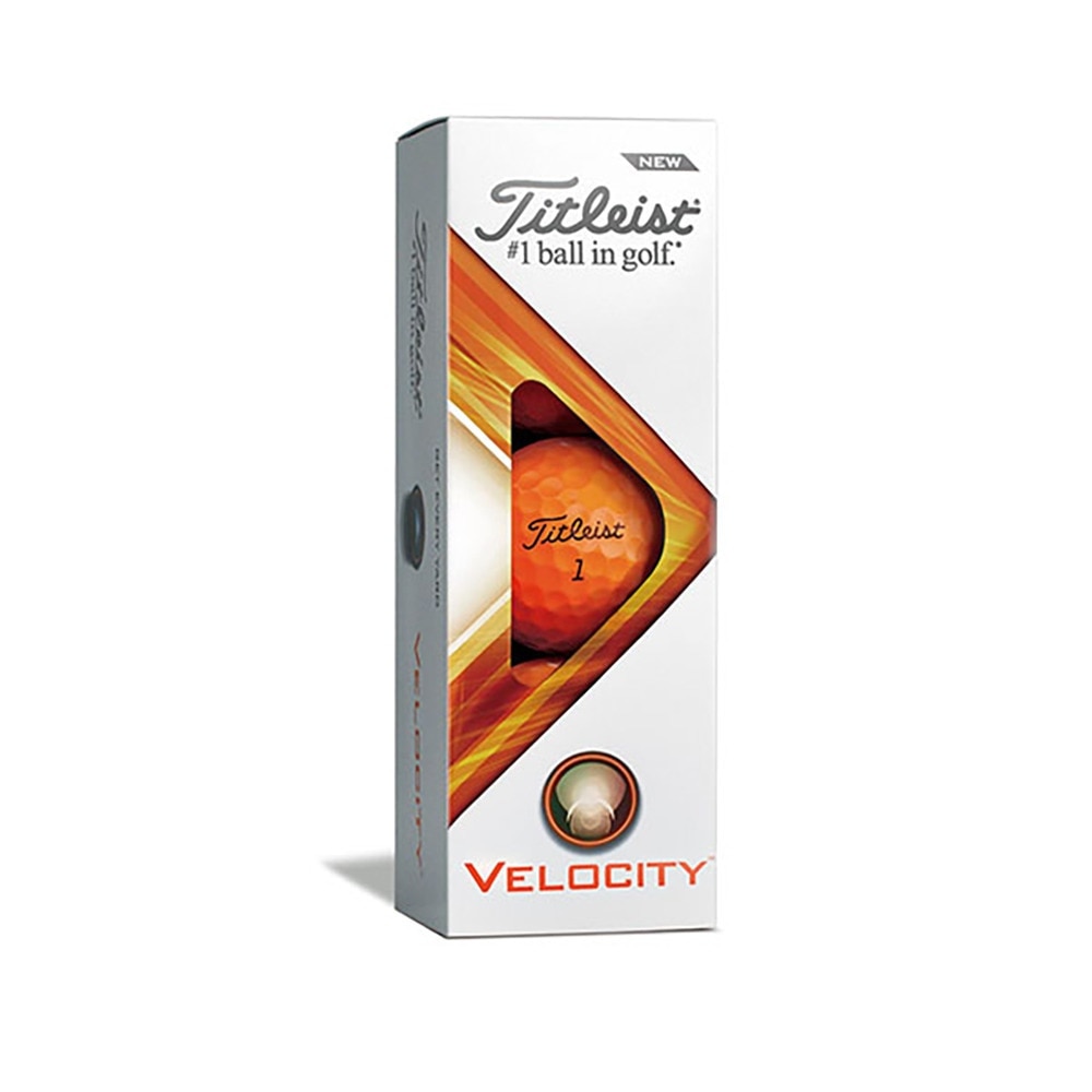 タイトリスト（TITLEIST）（メンズ）ゴルフボール VELOCITY ORANGE T8226S-J ダース(12個入り)