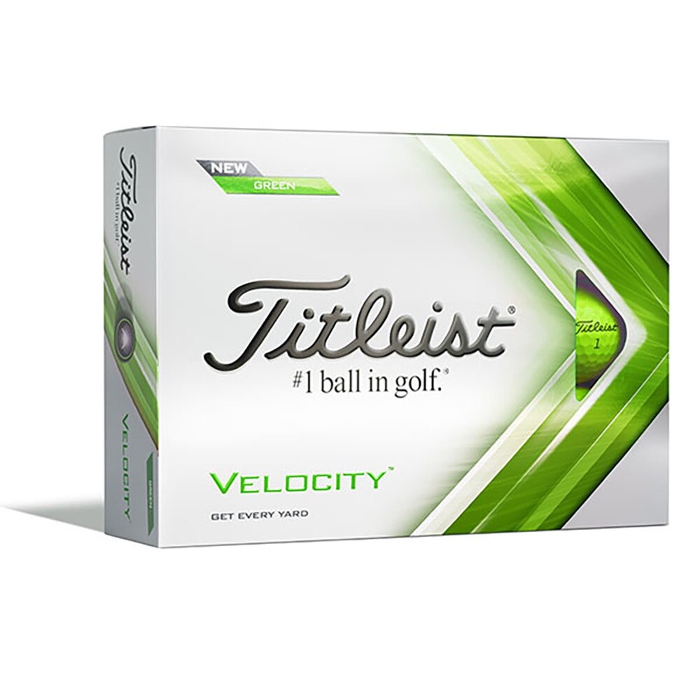 タイトリスト（TITLEIST）（メンズ）ゴルフボール VELOCITY T8426S-J　ダース(12個入り)