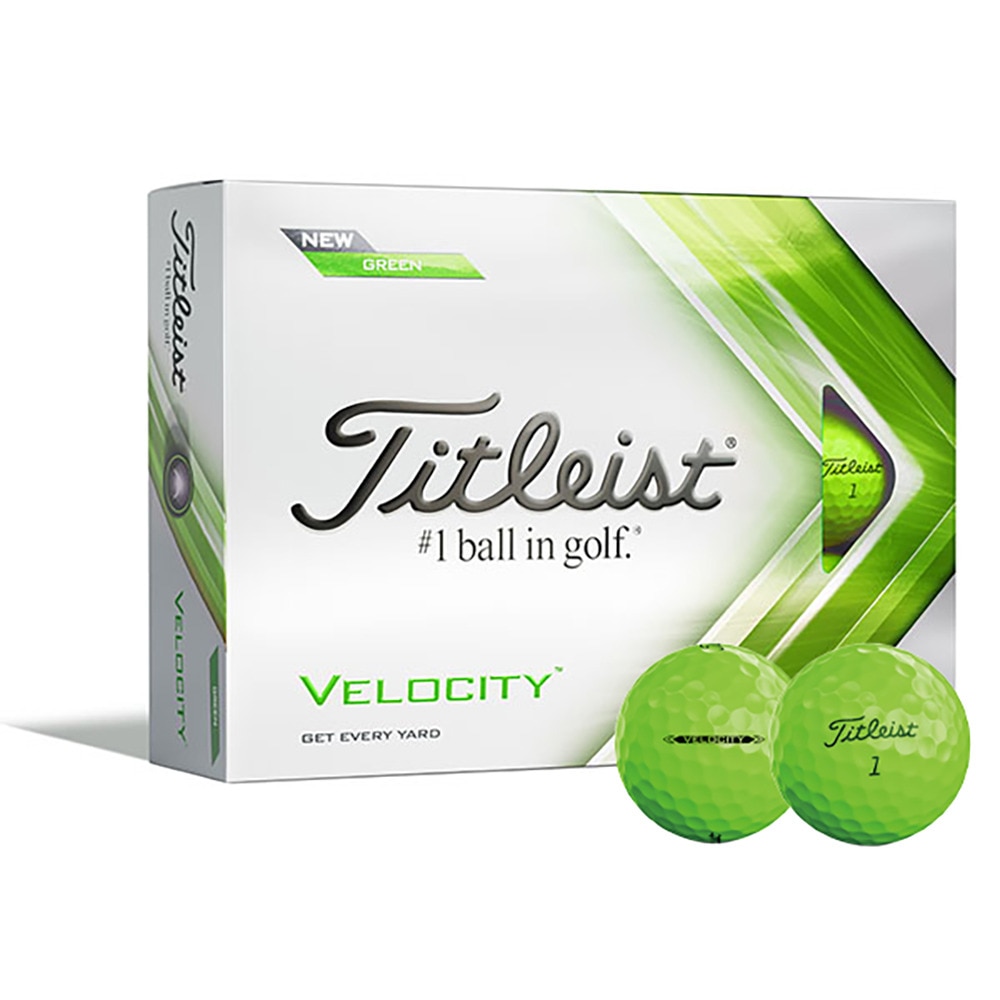タイトリスト（TITLEIST）（メンズ）ゴルフボール VELOCITY T8426S-J ダース(12個入り)
