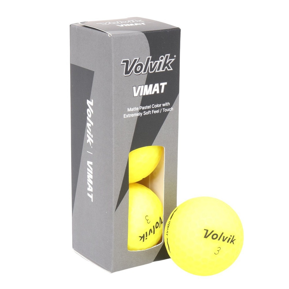 ボルビック（Volvik）（メンズ、レディース）ゴルフボール VIMAT P Assort VV5PNA07 ダース(12個入り)