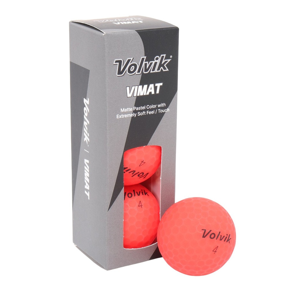 ボルビック（Volvik）（メンズ、レディース）ゴルフボール VIMAT P Assort VV5PNA07 ダース(12個入り)