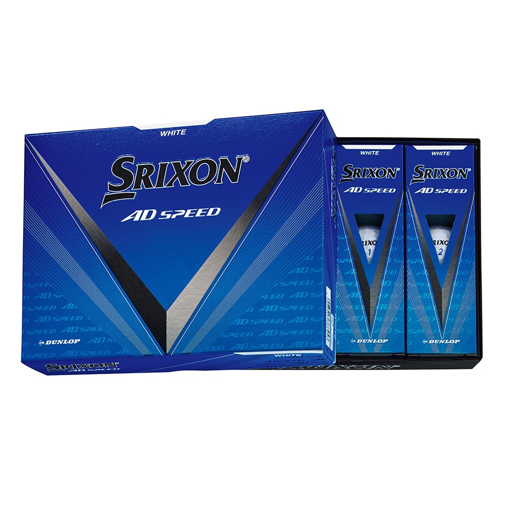 スリクソン（SRIXON）（メンズ）AD SPEED3 ゴルフボール WHT ダース(12個入り)