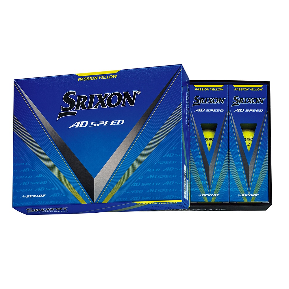 スリクソン（SRIXON）（メンズ）AD SPEED3 ゴルフボール YEL ダース(12個入り)