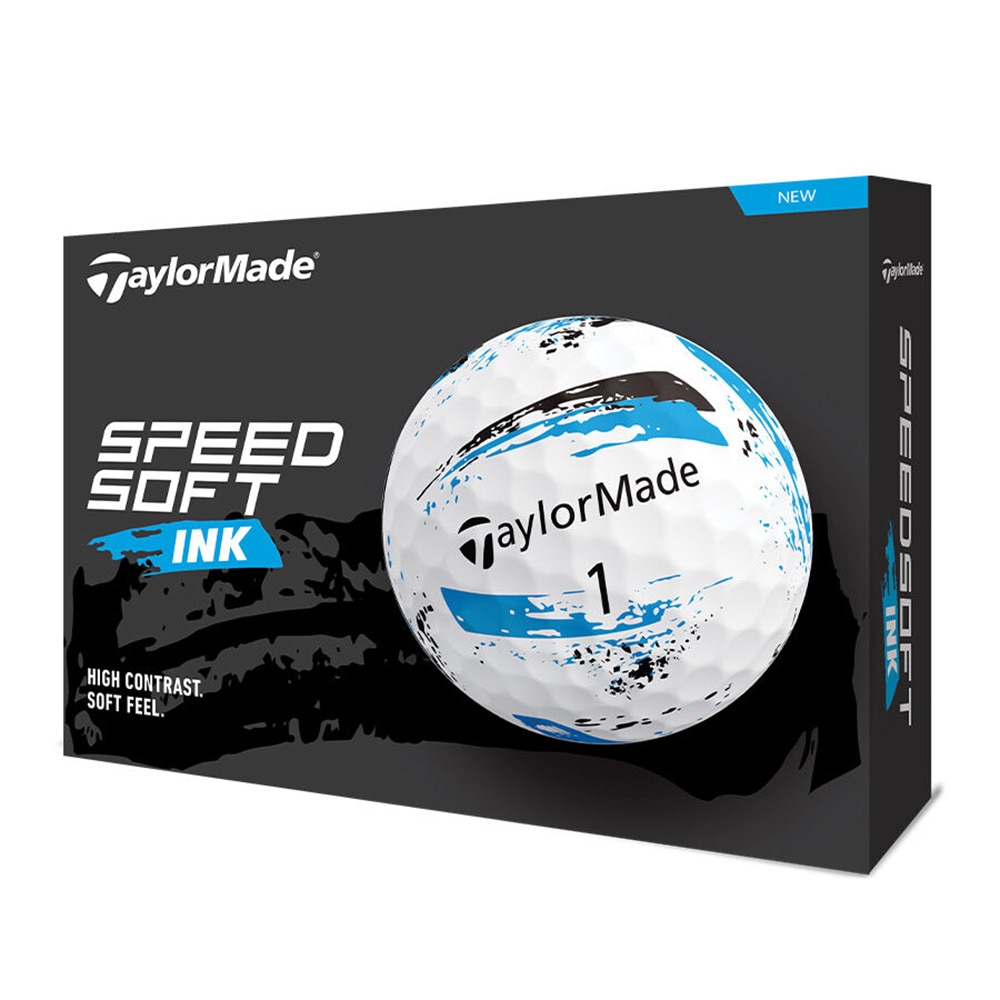 テーラーメイド（TAYLORMADE）（メンズ）ゴルフボール スピードソフト インク 24 SpeedSoft INK BL ダース(12個入り)