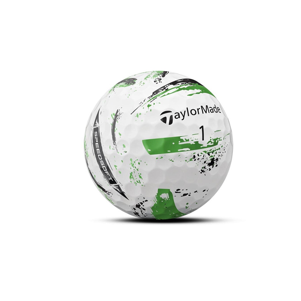 テーラーメイド（TAYLORMADE）（メンズ）ゴルフボール スピードソフトインク グリーン ダース(12個入り)