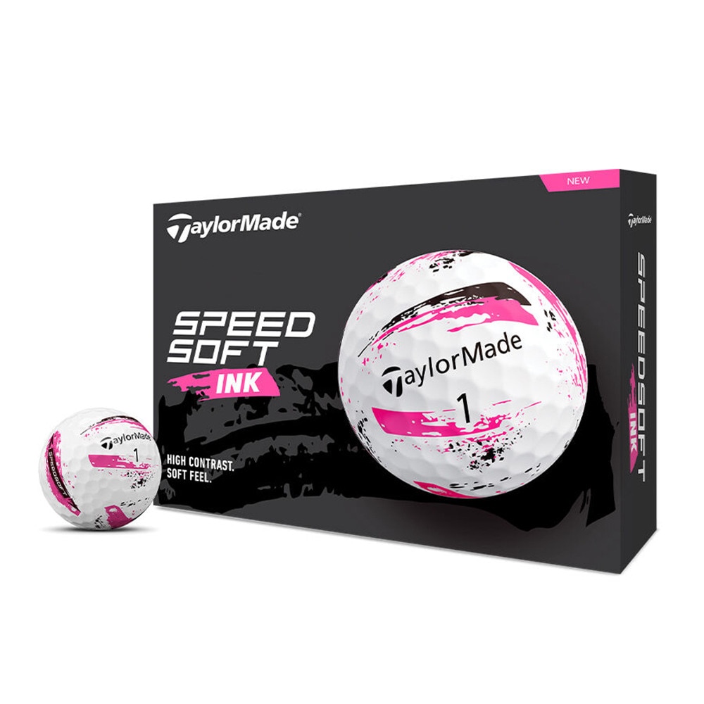 テーラーメイド（TAYLORMADE）（メンズ）ゴルフボール スピードソフト インク 24 SpeedSoft INK PK ダース(12個入り)