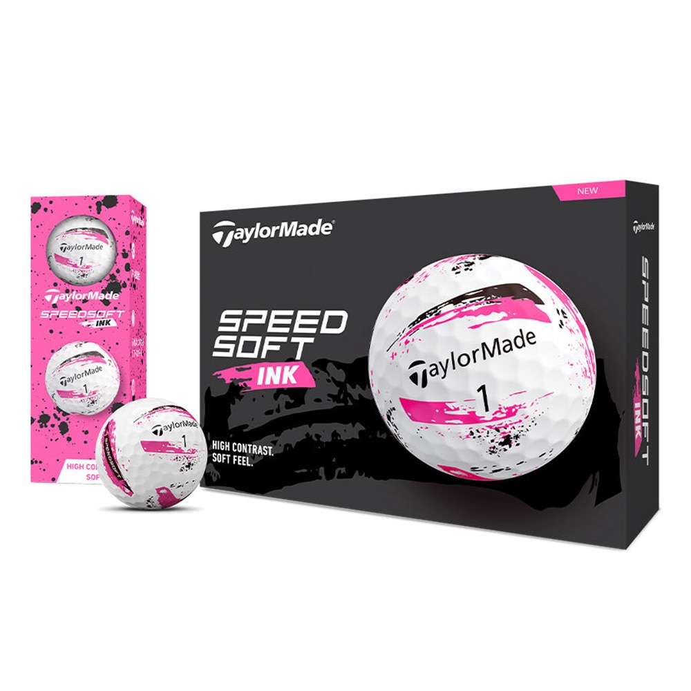 テーラーメイド（TAYLORMADE）（メンズ）ゴルフボール スピードソフト インク 24 SpeedSoft INK PK ダース(12個入り)