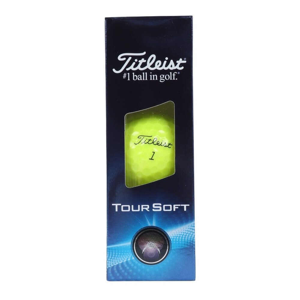 タイトリスト（TITLEIST）（メンズ）ゴルフボール 24 TOUR SOFT YELLOW T4114S-J ダース(12個入り)