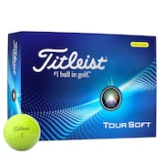 タイトリスト（TITLEIST）（メンズ）ゴルフボール 24 TOUR SOFT YELLOW T4114S-J ダース(12個入り)