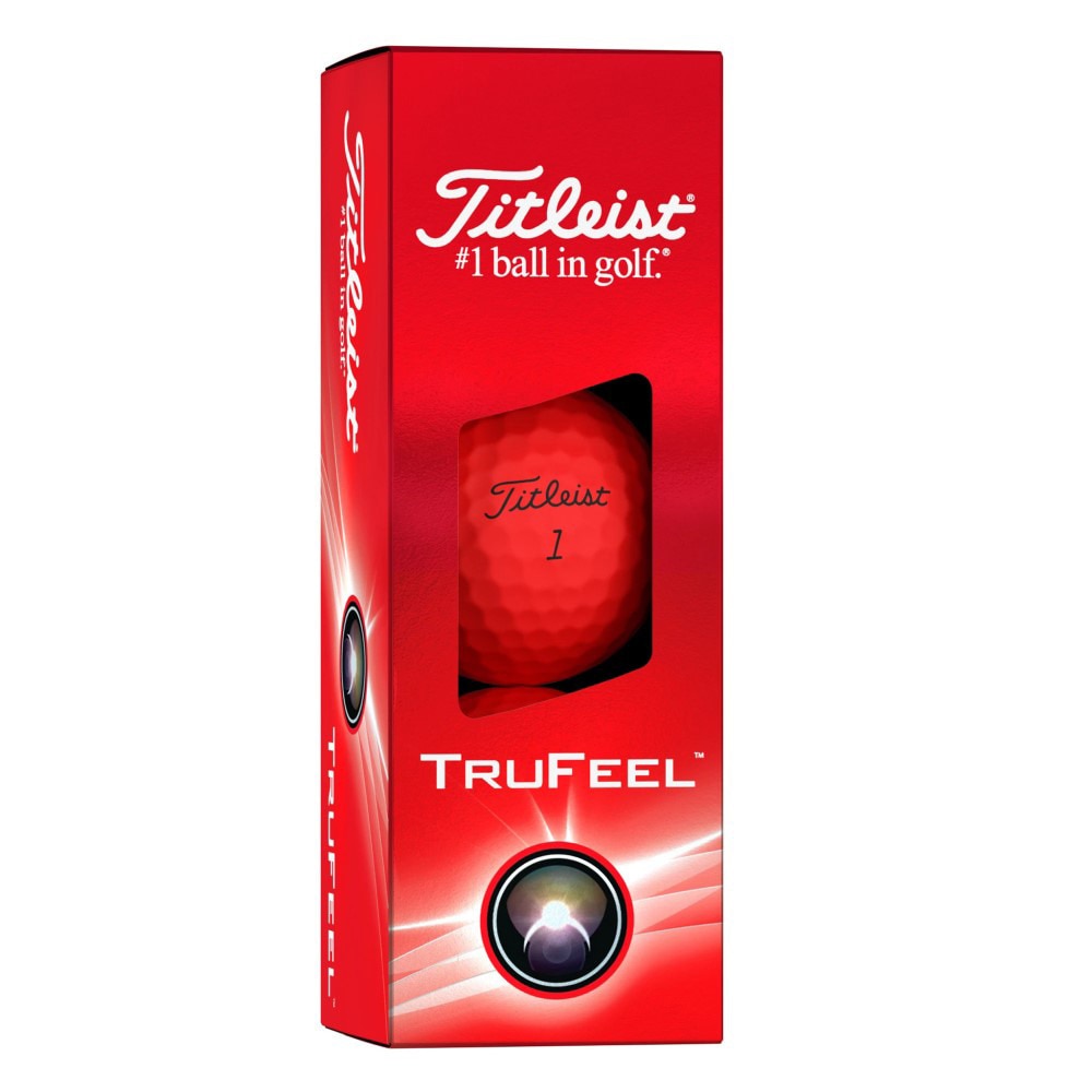 タイトリスト（TITLEIST）（メンズ）ゴルフボール 24 TRUFEEL MATTE RED T6536S-J ダース(12個入り)