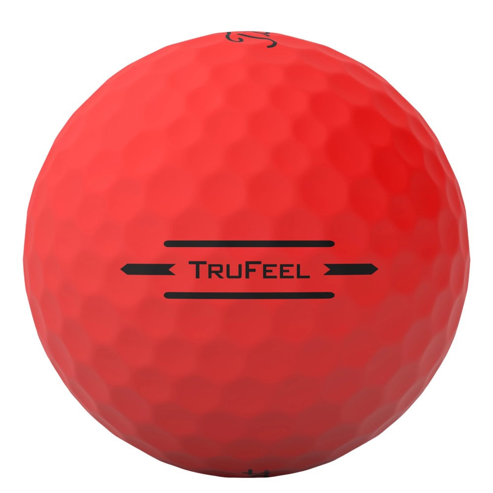 タイトリスト（TITLEIST）（メンズ）ゴルフボール 24 TRUFEEL MATTE RED T6536S-J ダース(12個入り)
