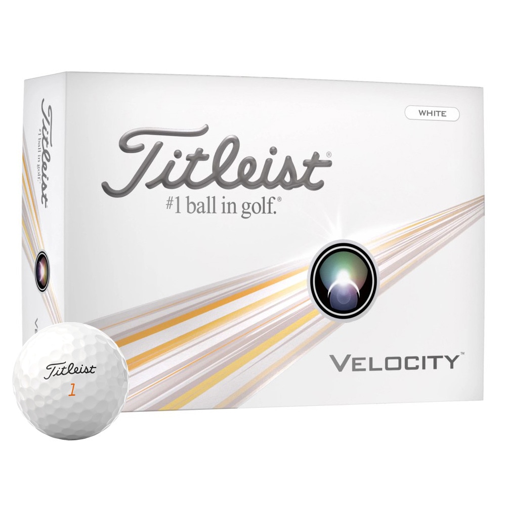 タイトリスト（TITLEIST）（メンズ）ゴルフボール 24 VELOCITY T8026S-J-2 ダース(12個入り)