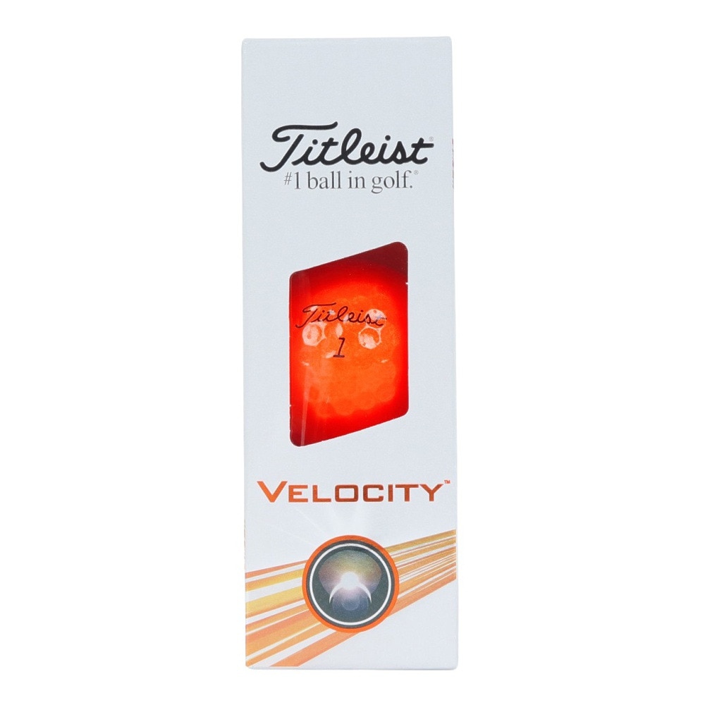 タイトリスト（TITLEIST）（メンズ）ゴルフボール 24 VELOCITY ORANGE T8226S-J-2 ダース(12個入り)