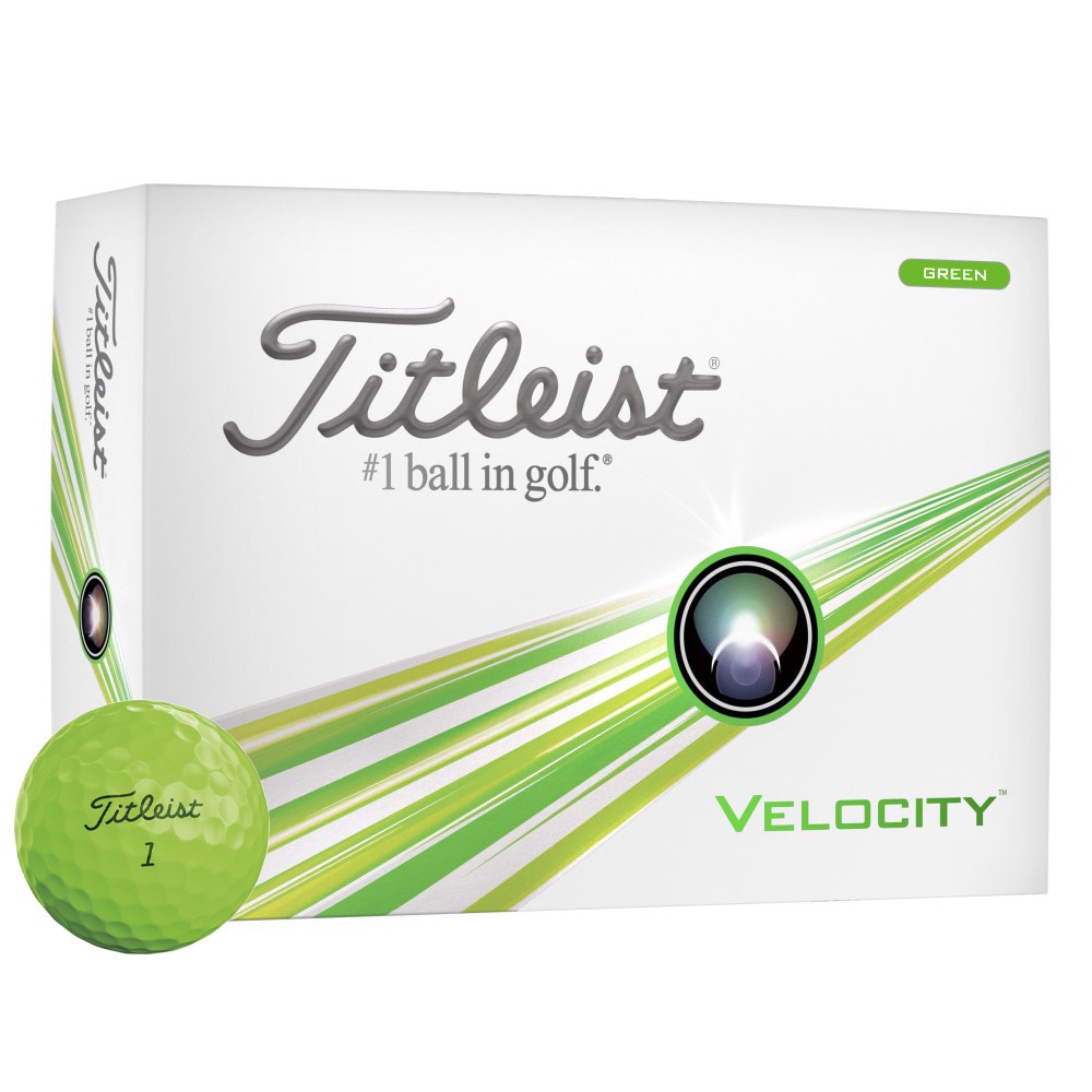 タイトリスト（TITLEIST）（メンズ）ゴルフボール 24 VELOCITY GREEN T8426S-J-2 ダース(12個入り)