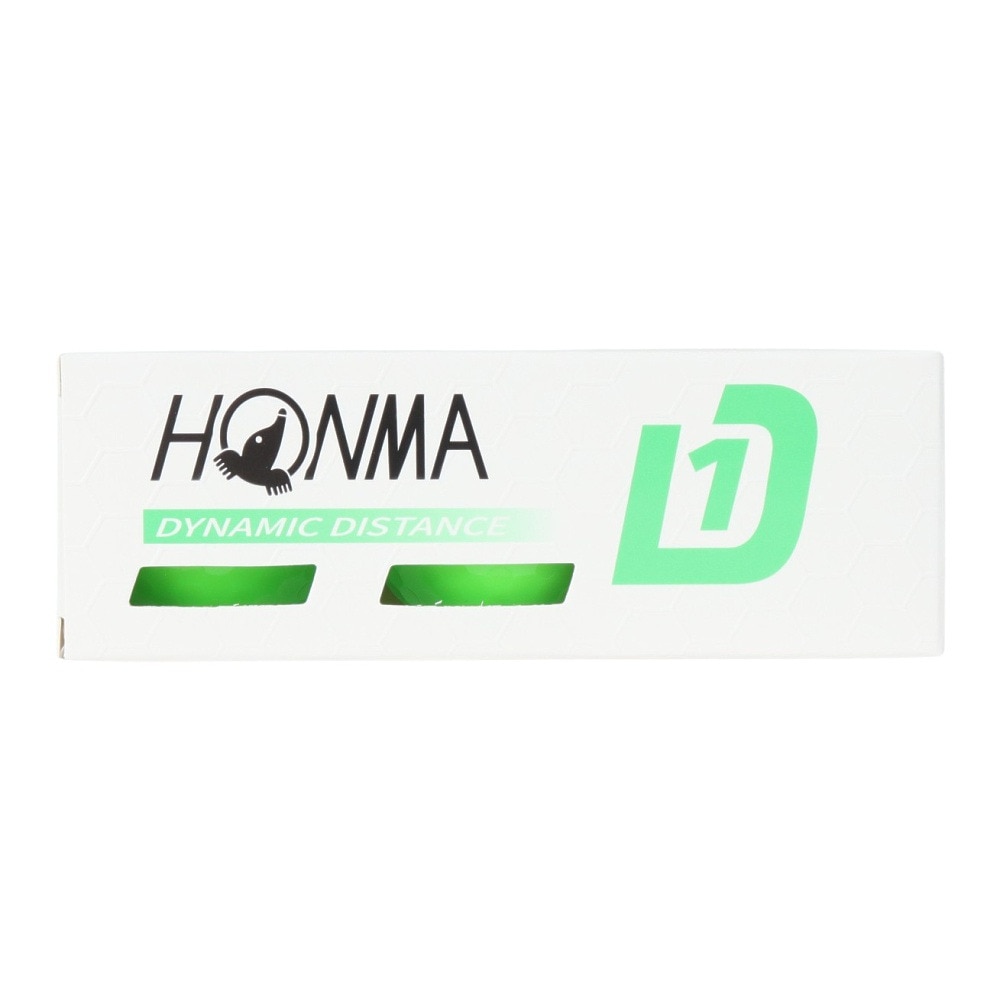 本間ゴルフ（HONMA）（メンズ）ゴルフボール D1 2024 BT2401 Green ダース(12個入り)