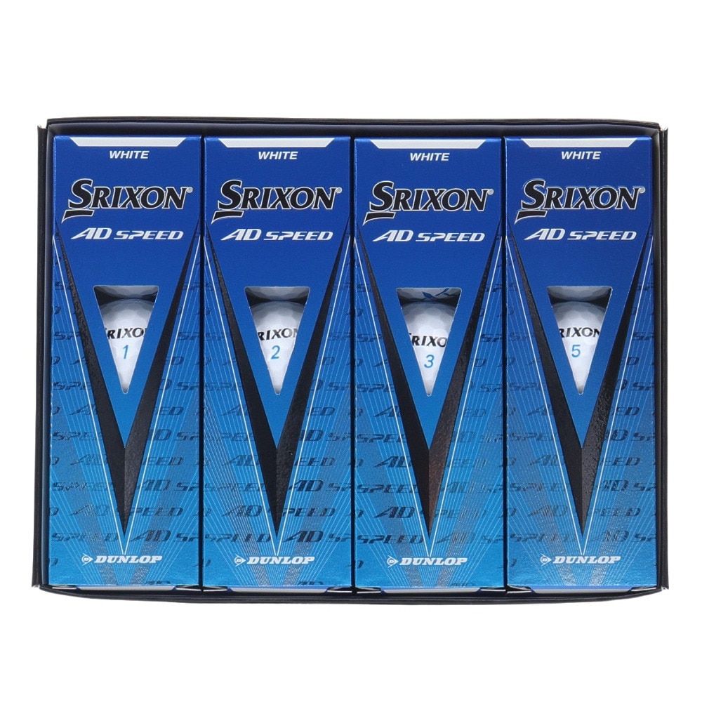 スリクソン（SRIXON）（メンズ）AD SPEED3 ON ダース(12個入り) SN WHT