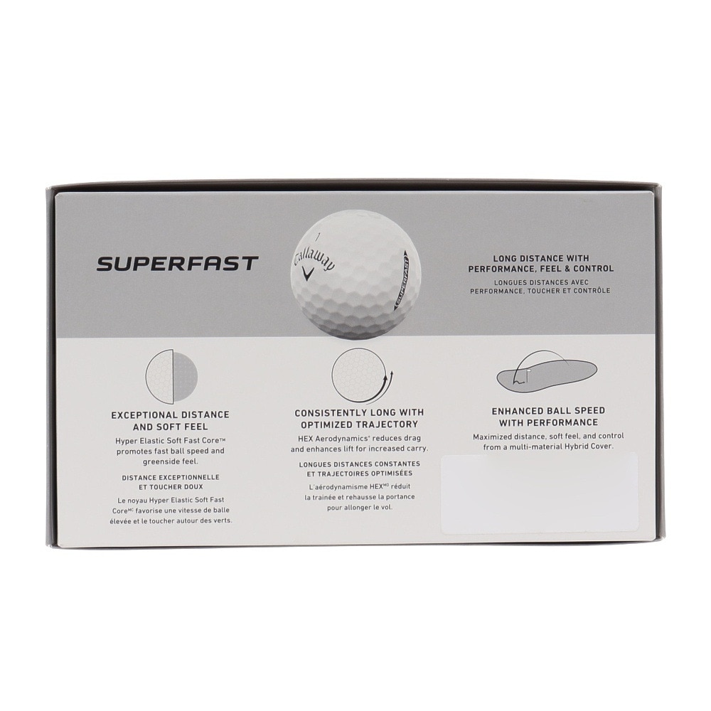 キャロウェイ（CALLAWAY）（メンズ）ゴルフ SUPERFASTボール 1ダース 15個入り SUPERFAST 25 15B