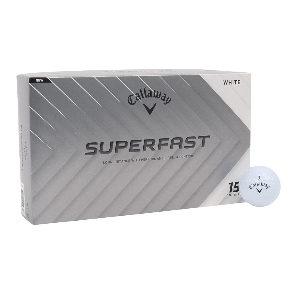 キャロウェイ（CALLAWAY）（メンズ）ゴルフ SUPERFASTボール 1ダース 15個入り SUPERFAST 25 15B