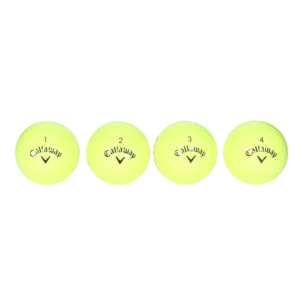 キャロウェイ（CALLAWAY）（メンズ、レディース）ゴルフボール ダース(12個入り) WARBIRD DIST YLW 25 12B
