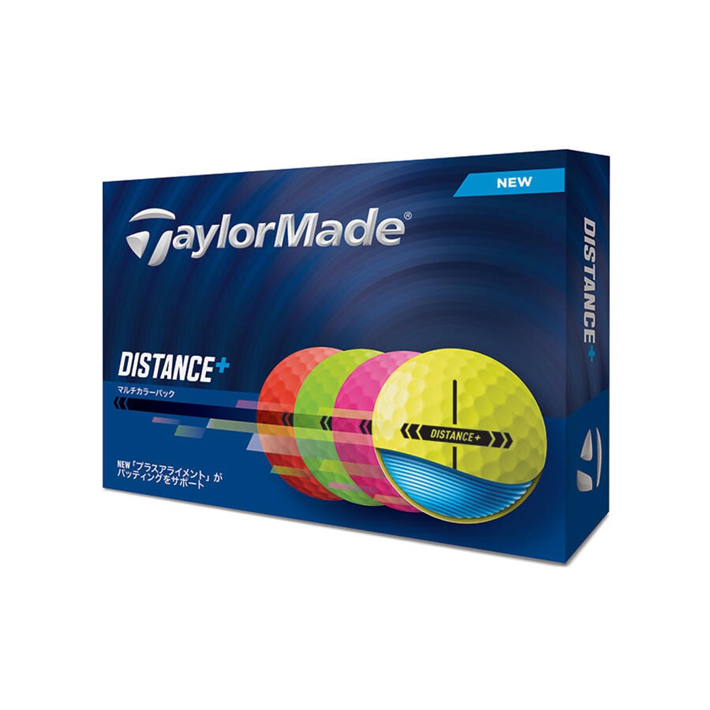 テーラーメイド（TAYLORMADE）（メンズ）ゴルフボール 25 Distance+ Multi ダース(12個入り)