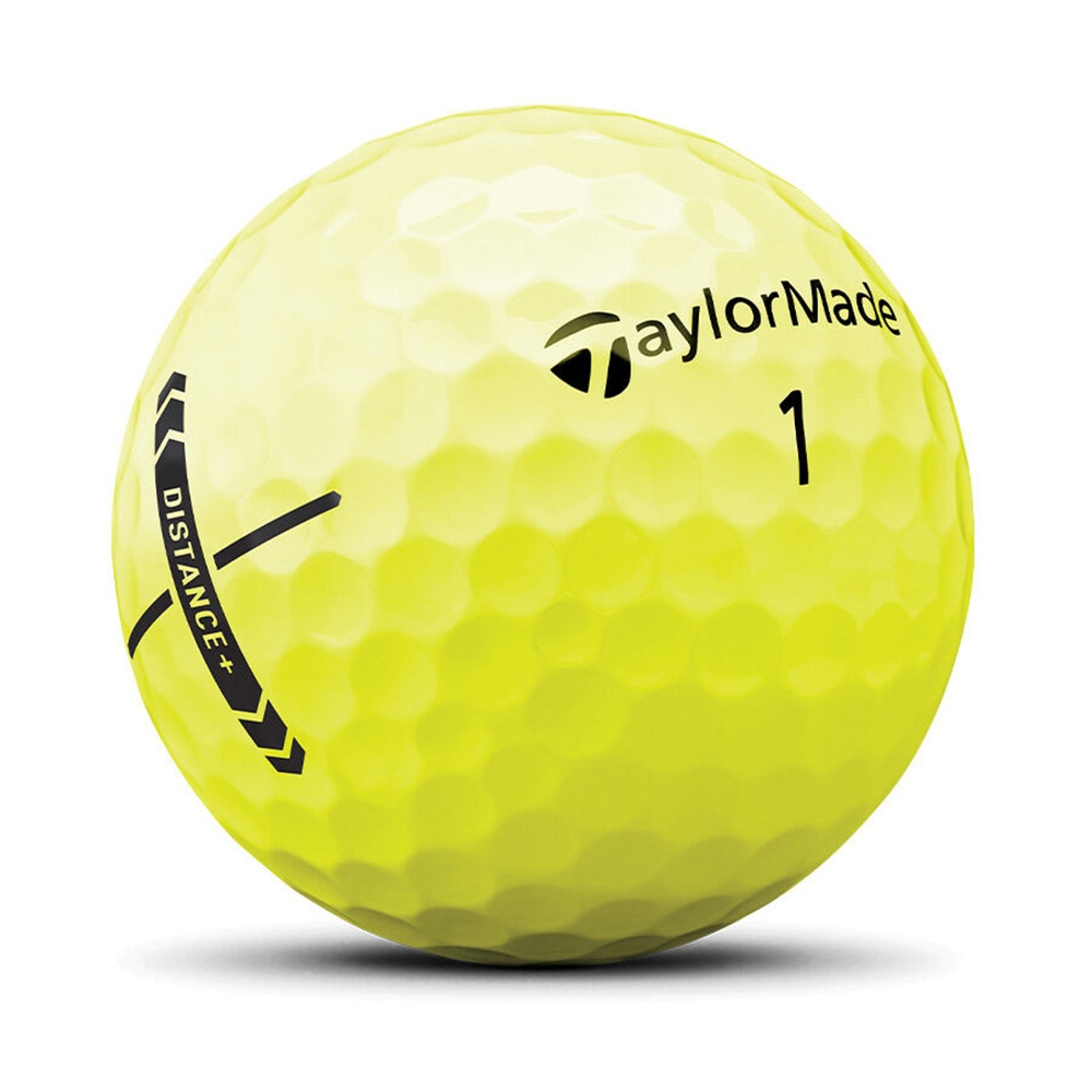 テーラーメイド（TAYLORMADE）（メンズ）ディスタンス+ ボール YLW ダース(12個入り)