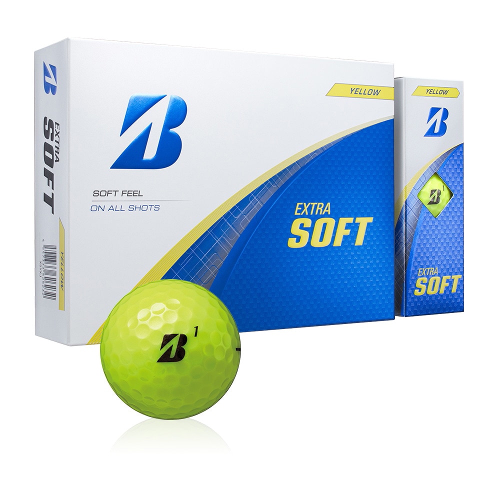 ブリヂストンゴルフ（BRIDGESTONE GOLF）（メンズ、レディース）ゴルフボール エクストラ ソフト ダース(12個入り) X5YXJ 12P 25EXTRA SOFT