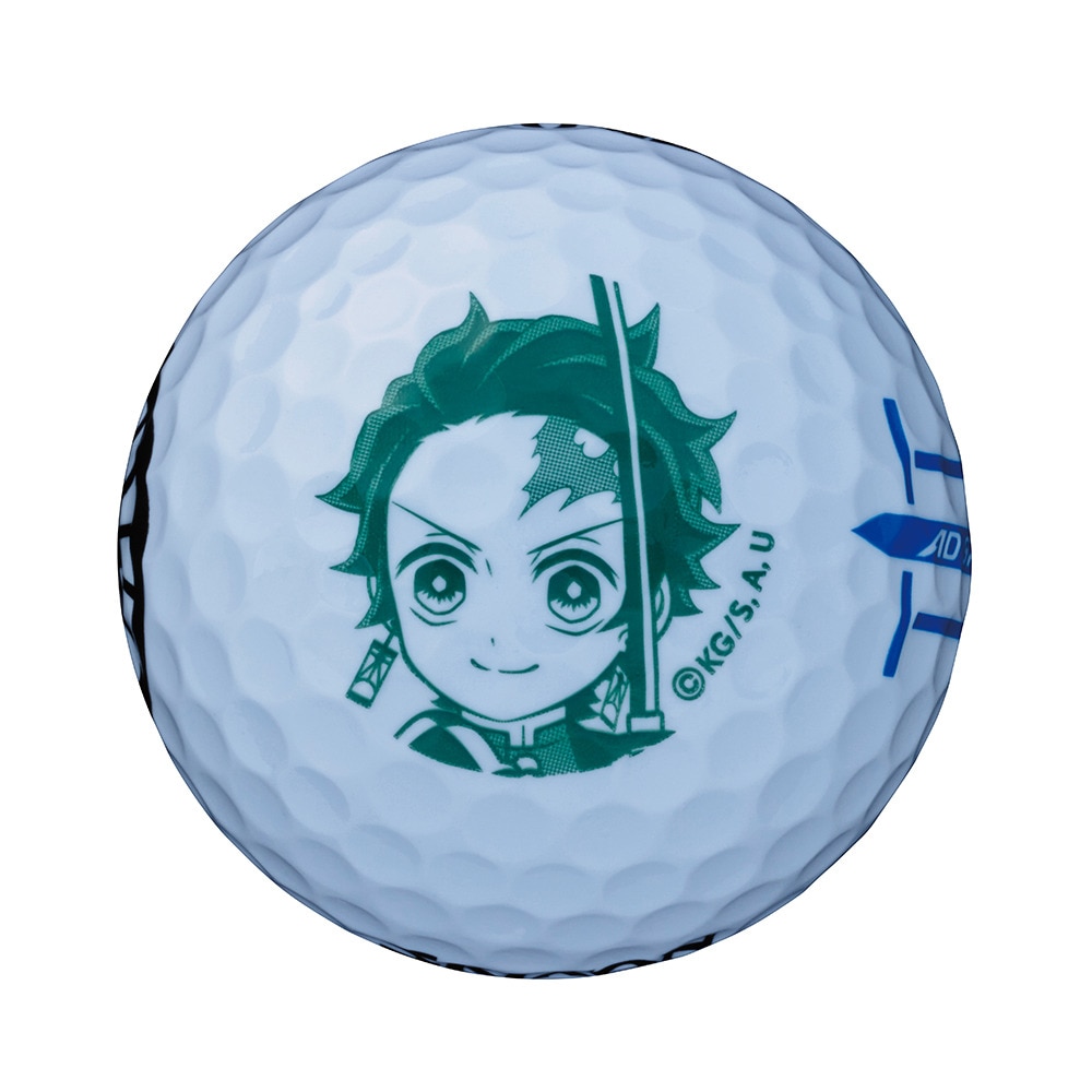 スリクソン（SRIXON）（メンズ、レディース）ゴルフボール AD SPEED3 鬼滅の刃キャラクターボール ホワイト ダース(12個入り)