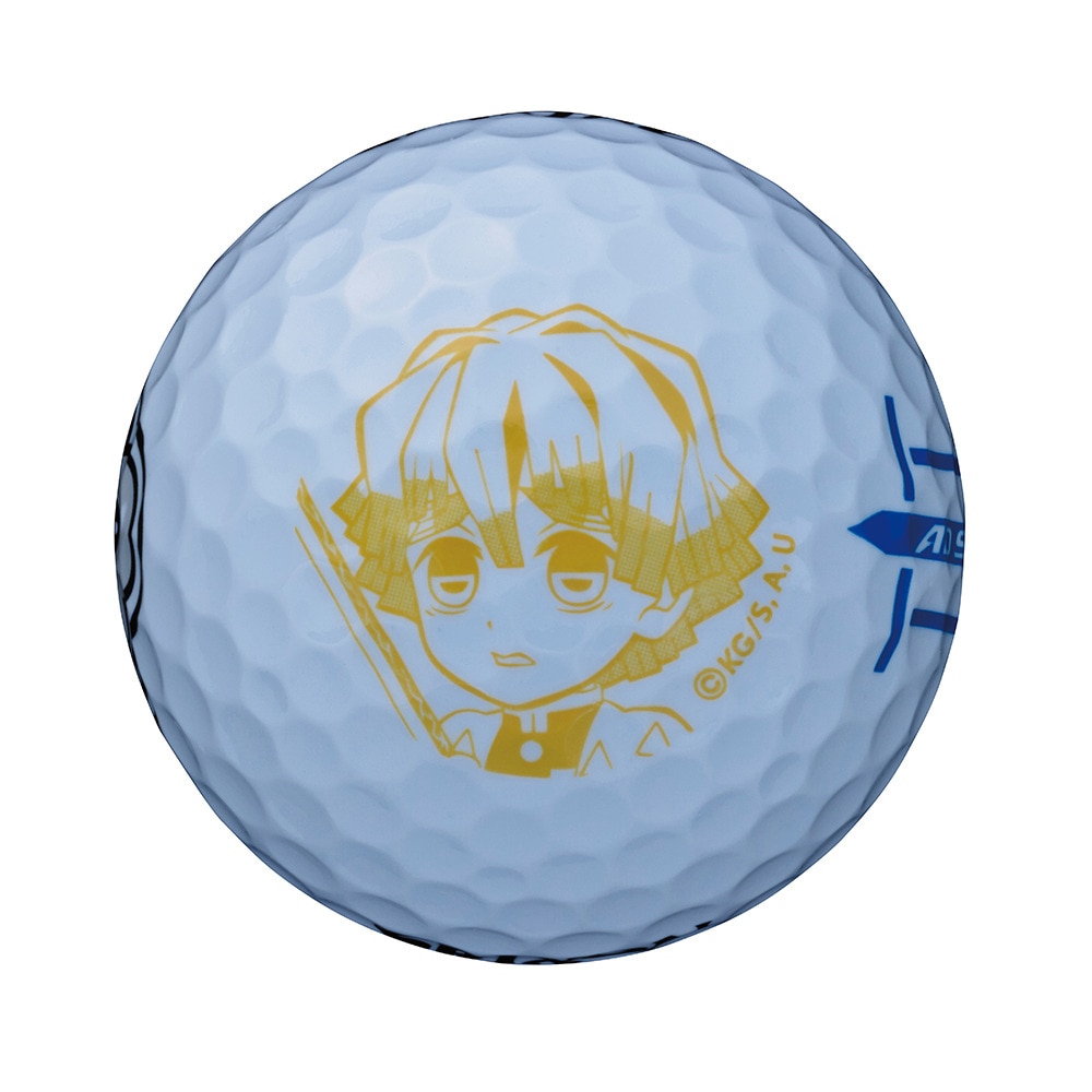 スリクソン（SRIXON）（メンズ、レディース）ゴルフボール AD SPEED3 鬼滅の刃キャラクターボール ホワイト ダース(12個入り)