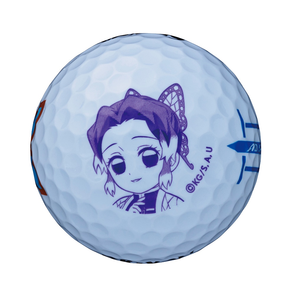 スリクソン（SRIXON）（メンズ、レディース）ゴルフボール AD SPEED3 鬼滅の刃キャラクターボール ホワイト ダース(12個入り)