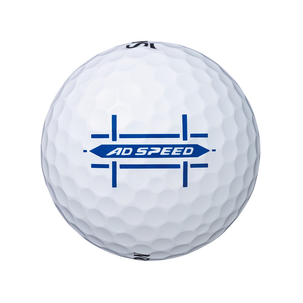 スリクソン（SRIXON）（メンズ、レディース）ゴルフボール ADスピード2 ホワイト ダース(12個入り)