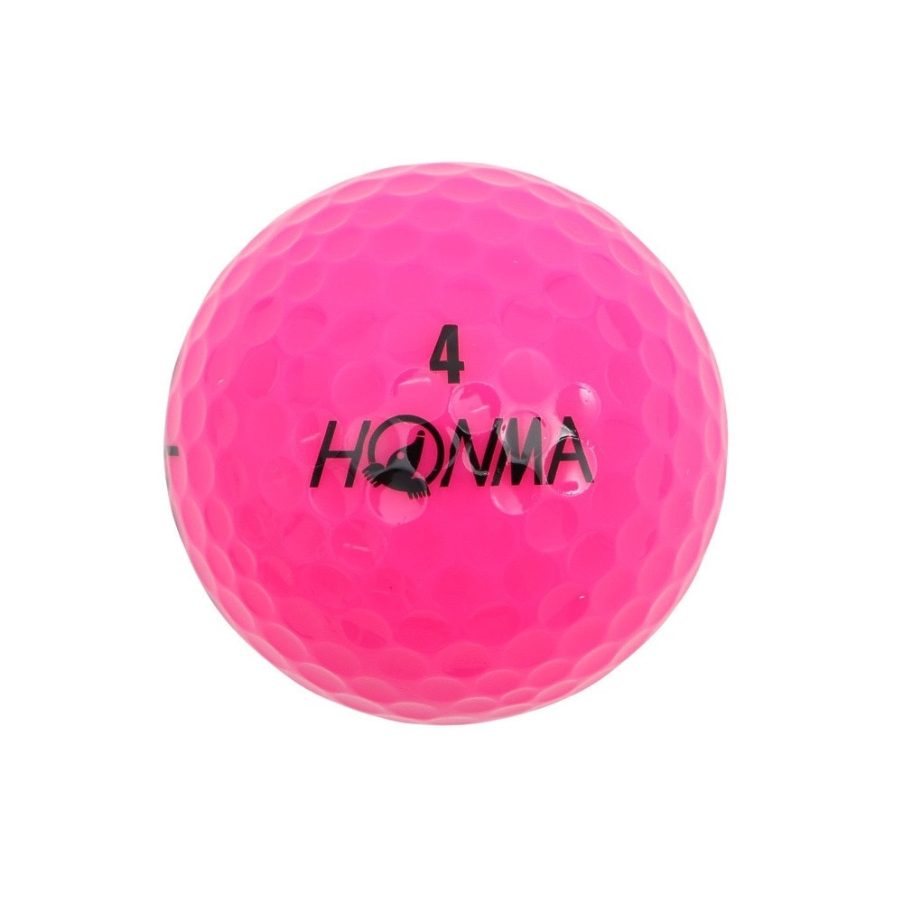 本間ゴルフ（HONMA）（メンズ、レディース）ゴルフボール D1 2024年モデル BT2401 PK ダース(12個入り)