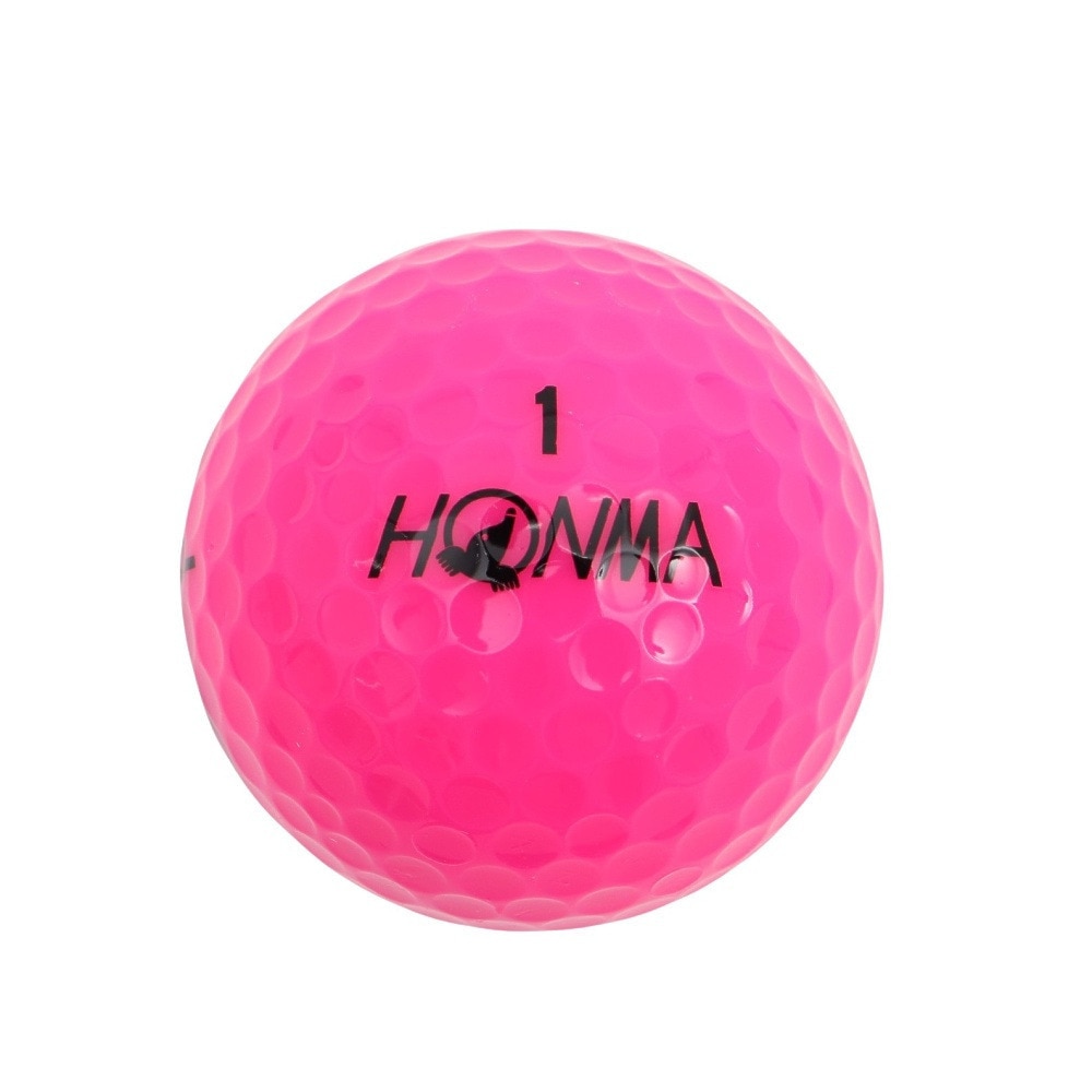 本間ゴルフ（HONMA）（メンズ、レディース）ゴルフボール D1 2024年モデル BT2401 PK ダース(12個入り)