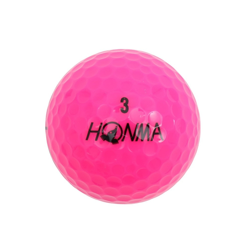 本間ゴルフ（HONMA）（メンズ、レディース）ゴルフボール D1 2024年モデル BT2401 PK ダース(12個入り)