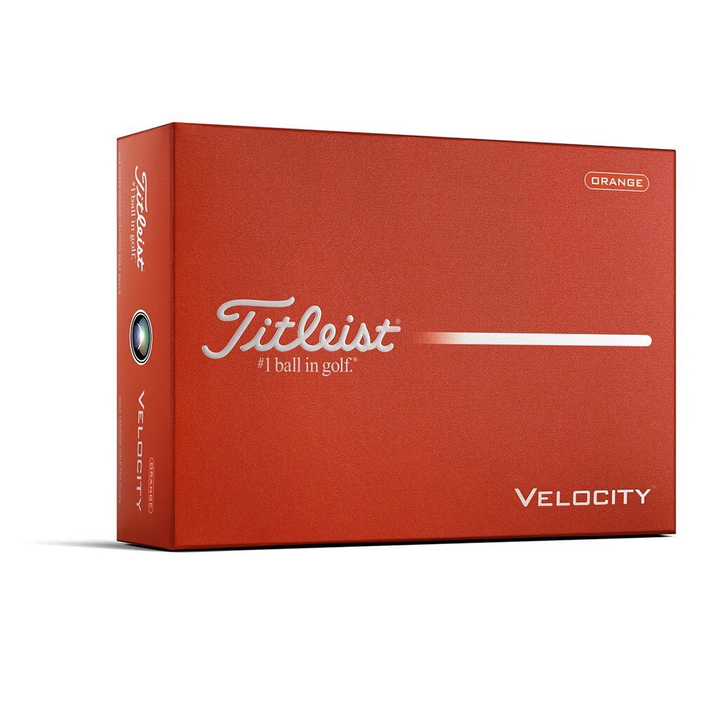 タイトリスト（TITLEIST）（メンズ）ゴルフボール VELOCITY ORANGE T8227S-MJ ダース(12個入り)