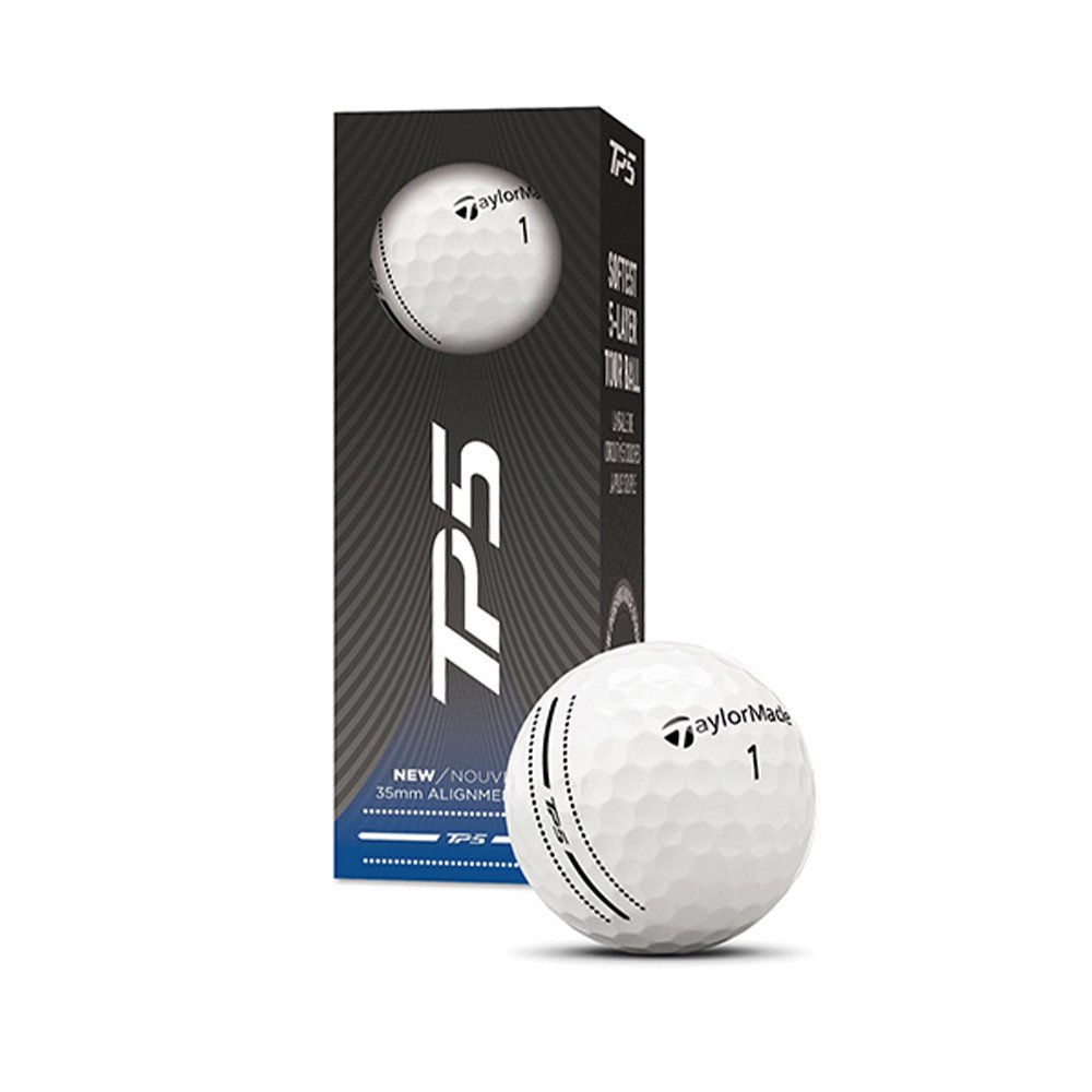 テーラーメイド（TAYLORMADE）（メンズ）ゴルフボール TP5 PerfStripe