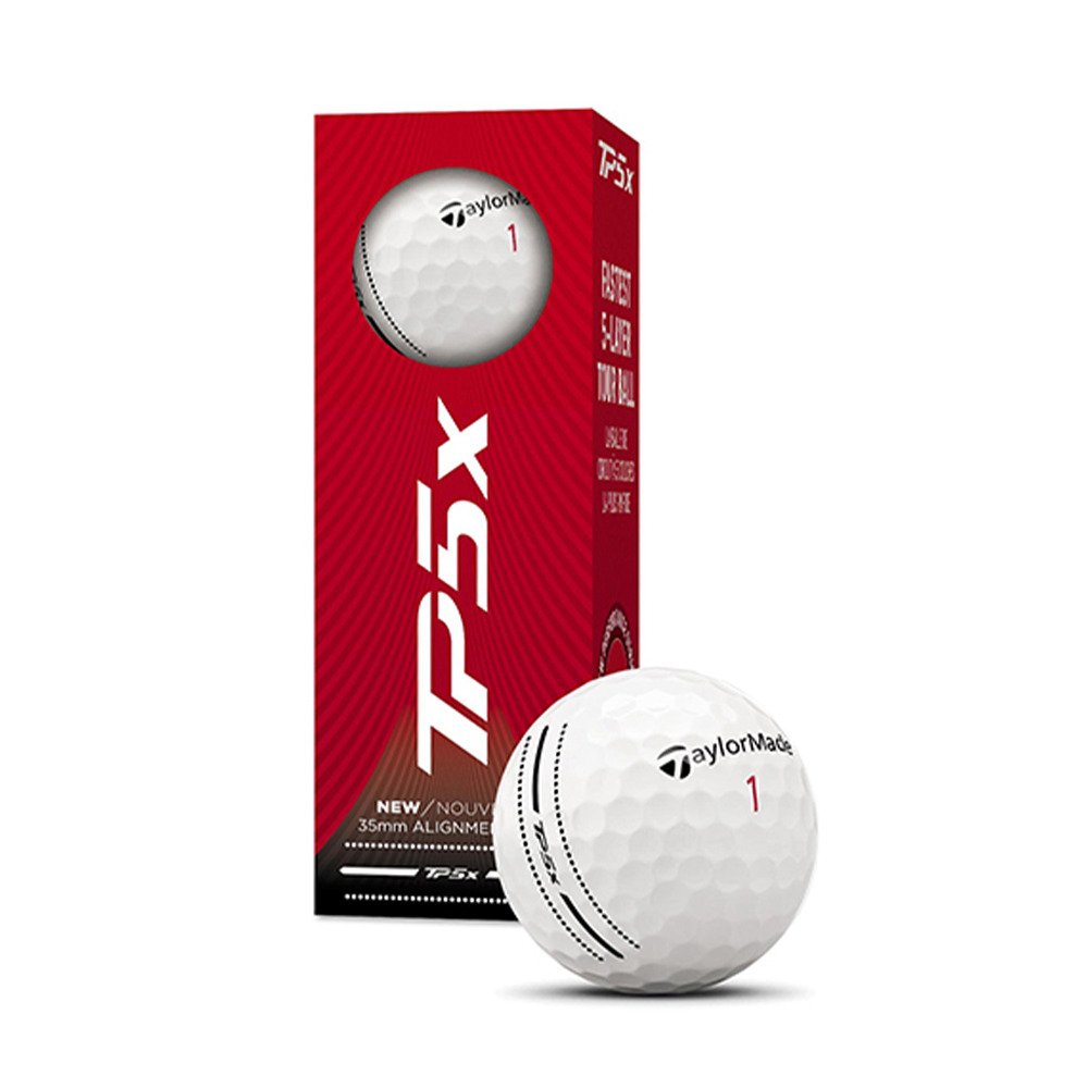 テーラーメイド（TAYLORMADE）（メンズ）ゴルフボール TP5x PerfStripe