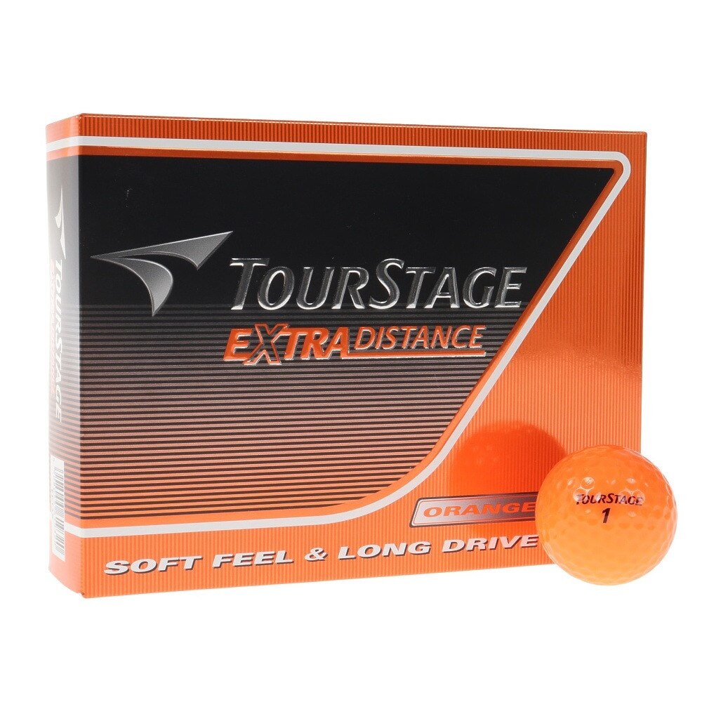 ツアーステージ（TOURSTAGE）（メンズ、キッズ）【3ダースセット】ゴルフボール エクストラディスタンス オレンジ ダース(36個入り) オンライン価格