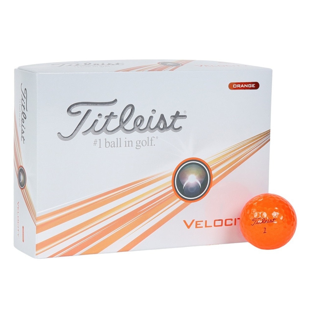 タイトリスト（TITLEIST）（メンズ）【3ダースセット】ゴルフボール 24 VELOCITY ORANGE T8226S-J-2 ダース(36個入り)