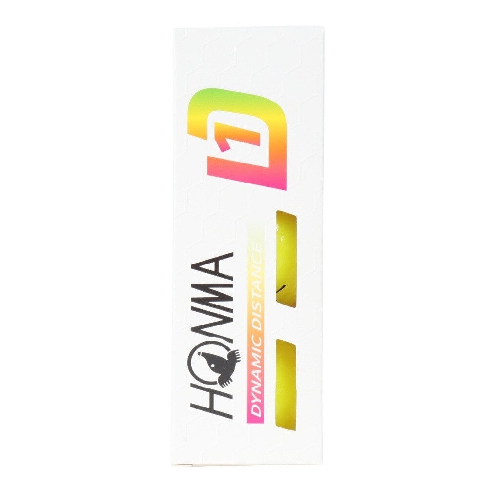 本間ゴルフ（HONMA）（メンズ、レディース）【3ダースセット】ゴルフボール D1 2024 BT2401 Multi ダース(36個入り)