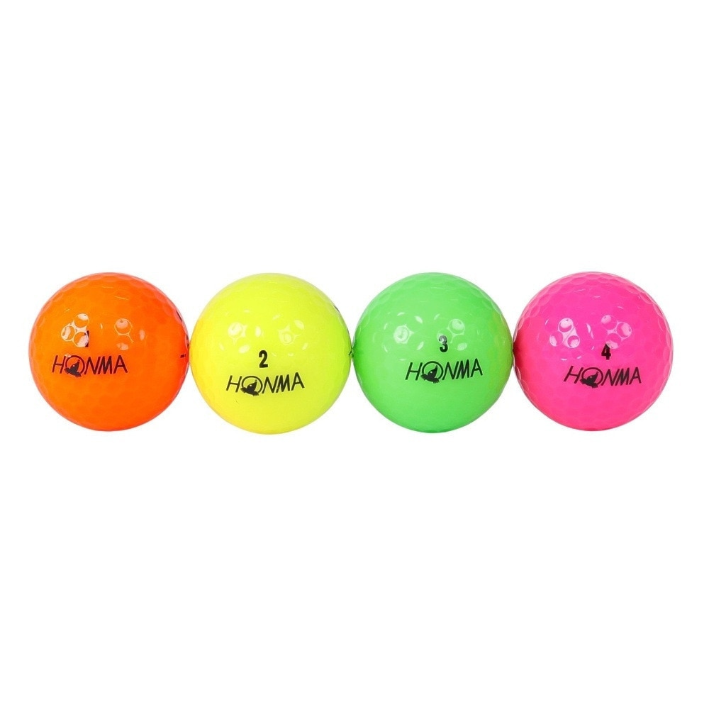 本間ゴルフ（HONMA）（メンズ、レディース）【3ダースセット】ゴルフボール D1 2024 BT2401 Multi ダース(36個入り)