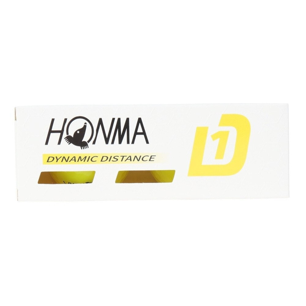 本間ゴルフ（HONMA）（メンズ）【3ダースセット】ゴルフボール D1 2024 BT2401 YE ダース(36個入り)