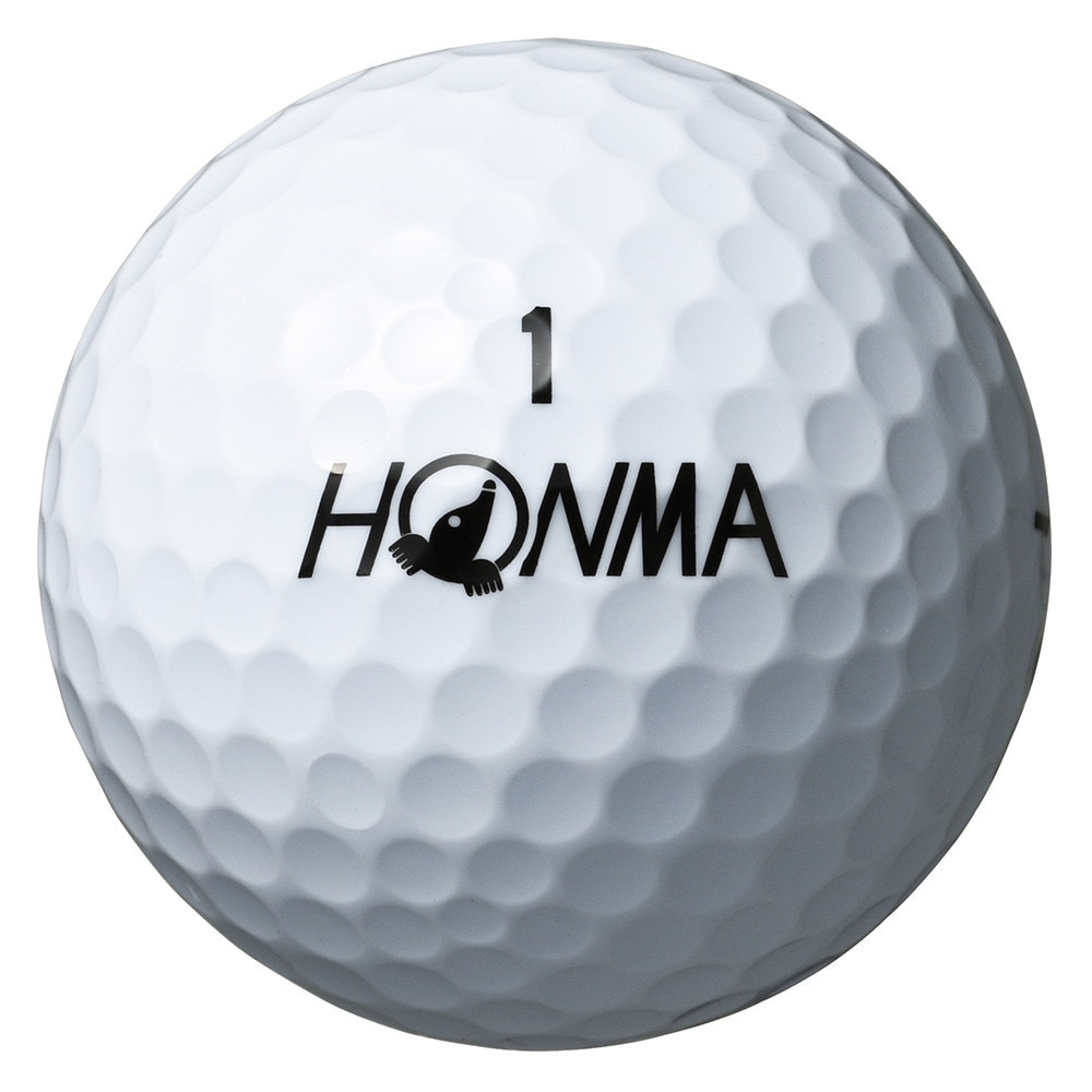 本間ゴルフ（HONMA）（メンズ）【10ダースセット】ゴルフボール D1 2024 BT2401 WH 10ダース(120個入り)