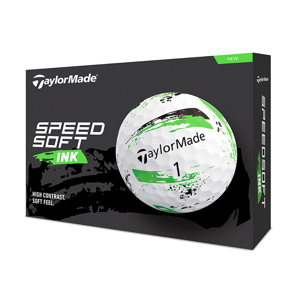 テーラーメイド（TAYLORMADE）（メンズ）【3ダースセット】ゴルフボール スピードソフトインク グリーン 3ダース(36個入り)