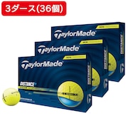 (メンズ)【3ダースセット】ゴルフボール ディスタンス+ ボール YLW 3ダース(36個入り)