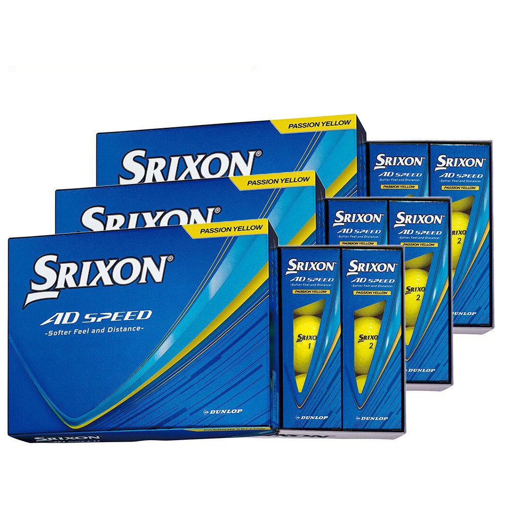 スリクソン（SRIXON）（メンズ）【3ダース】ゴルフボール AD SPEED4 12